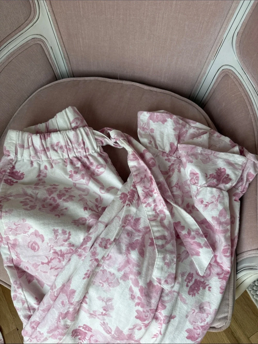 LoveShackFancy Pink Floral Kids Pajama Set